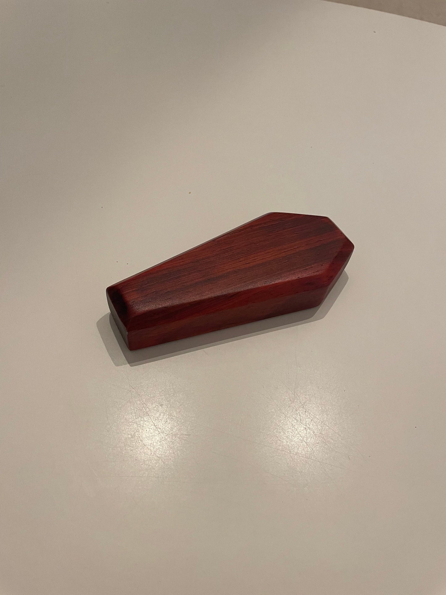 Coffin-Shaped Wood Bottle Opener: Handmade Magnetic Beer Gift