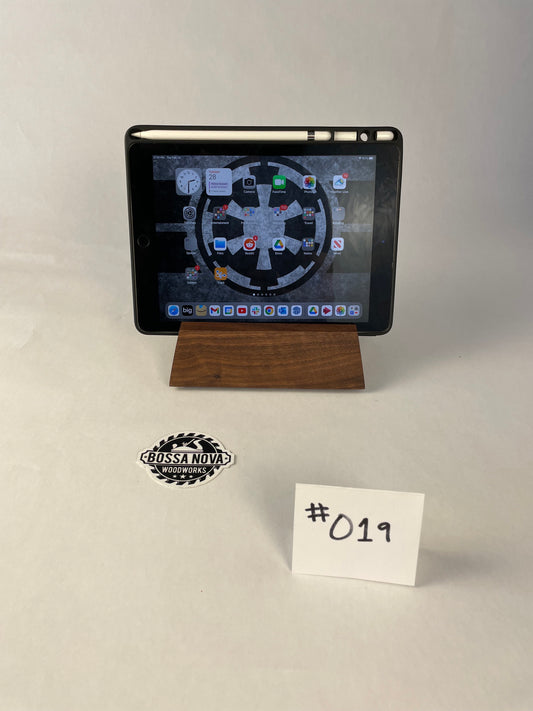 iPad Stand Wood Tablet Holder #019