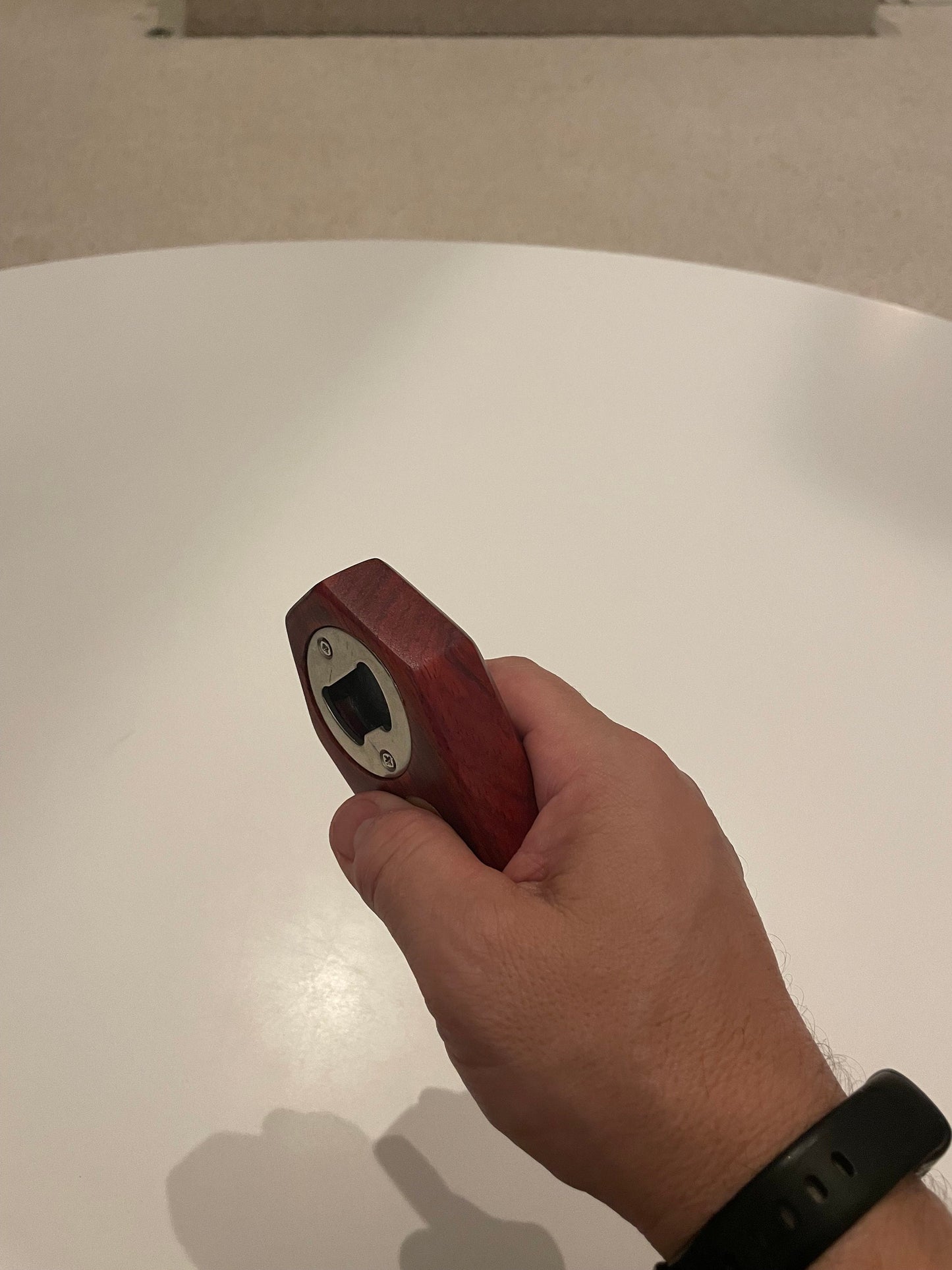 Coffin-Shaped Wood Bottle Opener: Handmade Magnetic Beer Gift