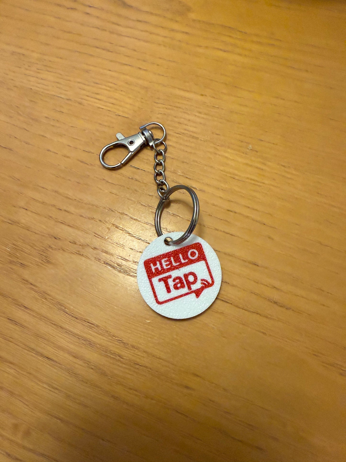 HelloTap Mini NFC Keychain with QR Code